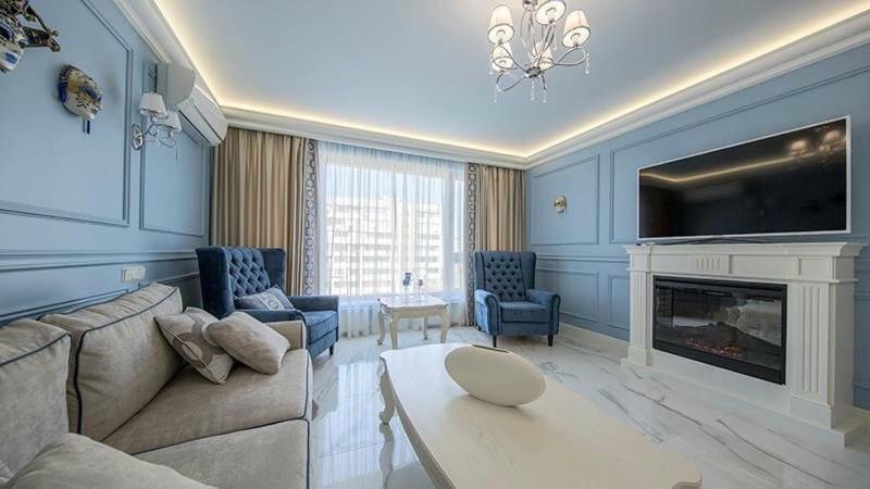 Роскошная 3К Квартира 120М2 На Набережной В Жк Obolon Residentsic Kiev Eksteriør bilde